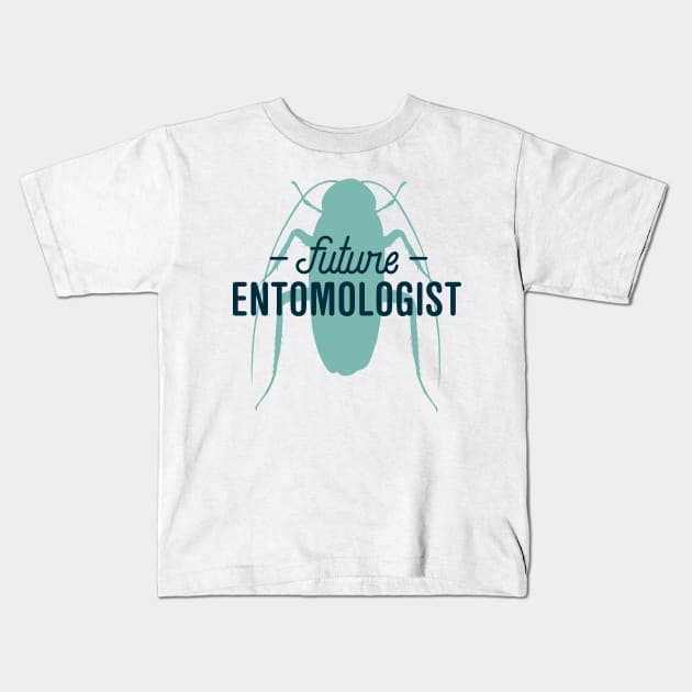 Future Entomologist Kids T-Shirt by oddmatter